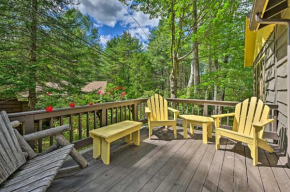 Cozy ADK Cabin with Porch Walk to Schroon Lake!